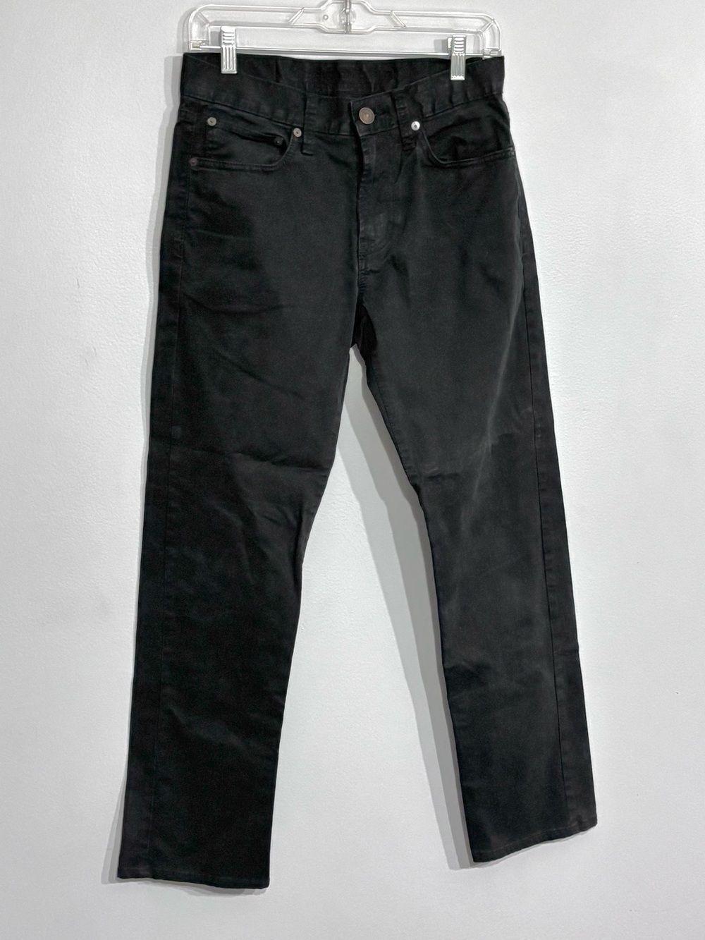 American Eagle Outfitters Men's Black Straight Denim Dark Wash Jeans 28 x 30